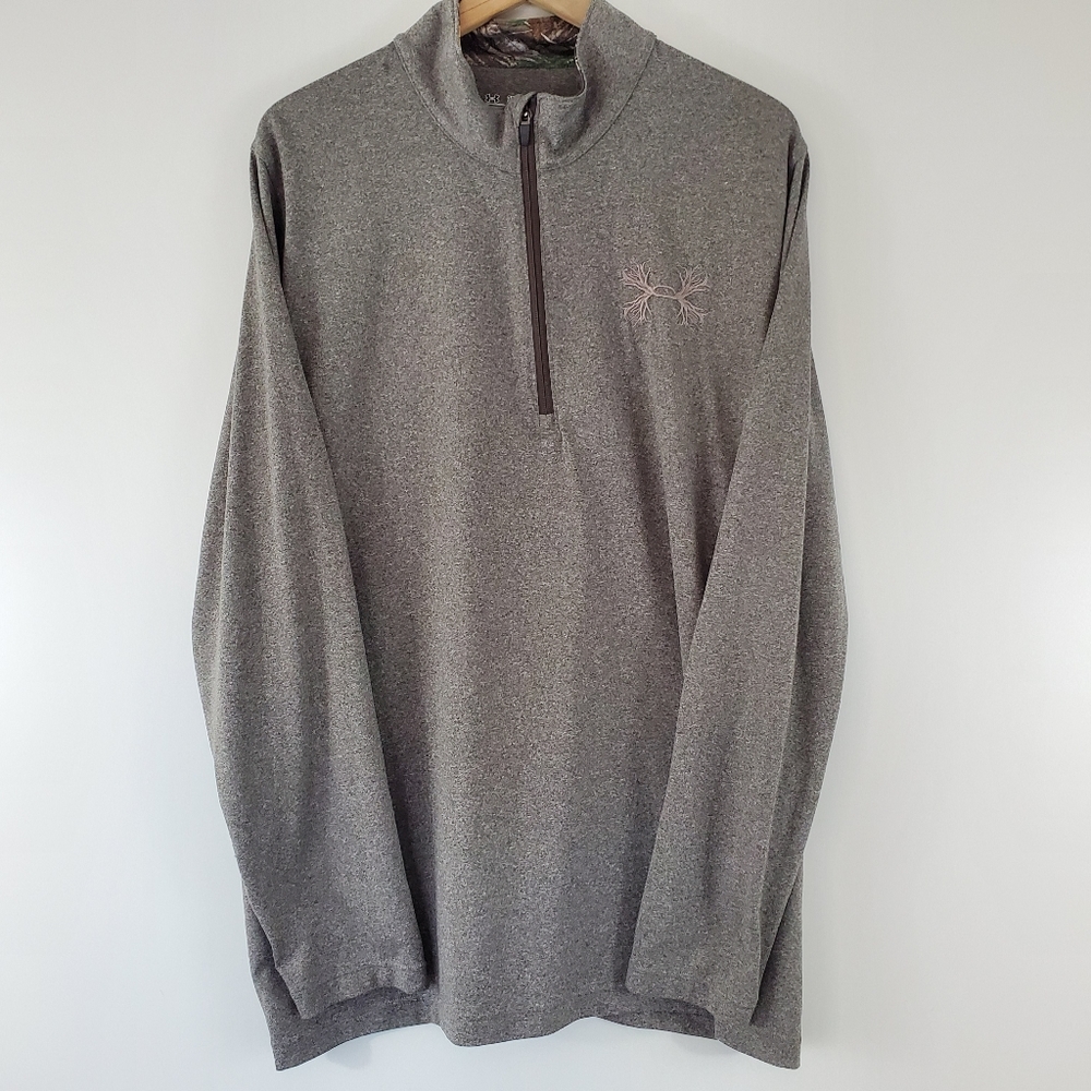 Under Armour quarter zip tee shirt camo